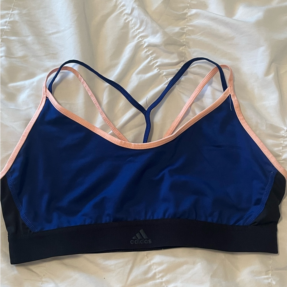 Adidas multicolor sports bra